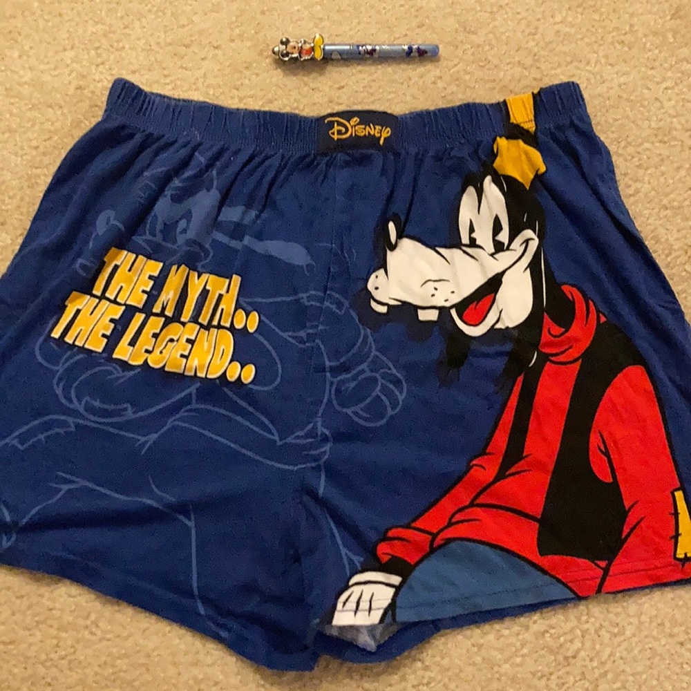 Disney boxers goofy FREE PEN XL 40-42 Vintage Walt Disney